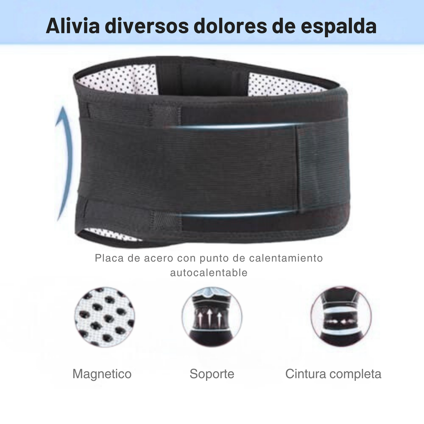 Faja térmica para el dolor correctora de postura