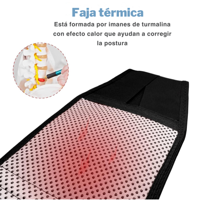 Faja térmica para el dolor correctora de postura